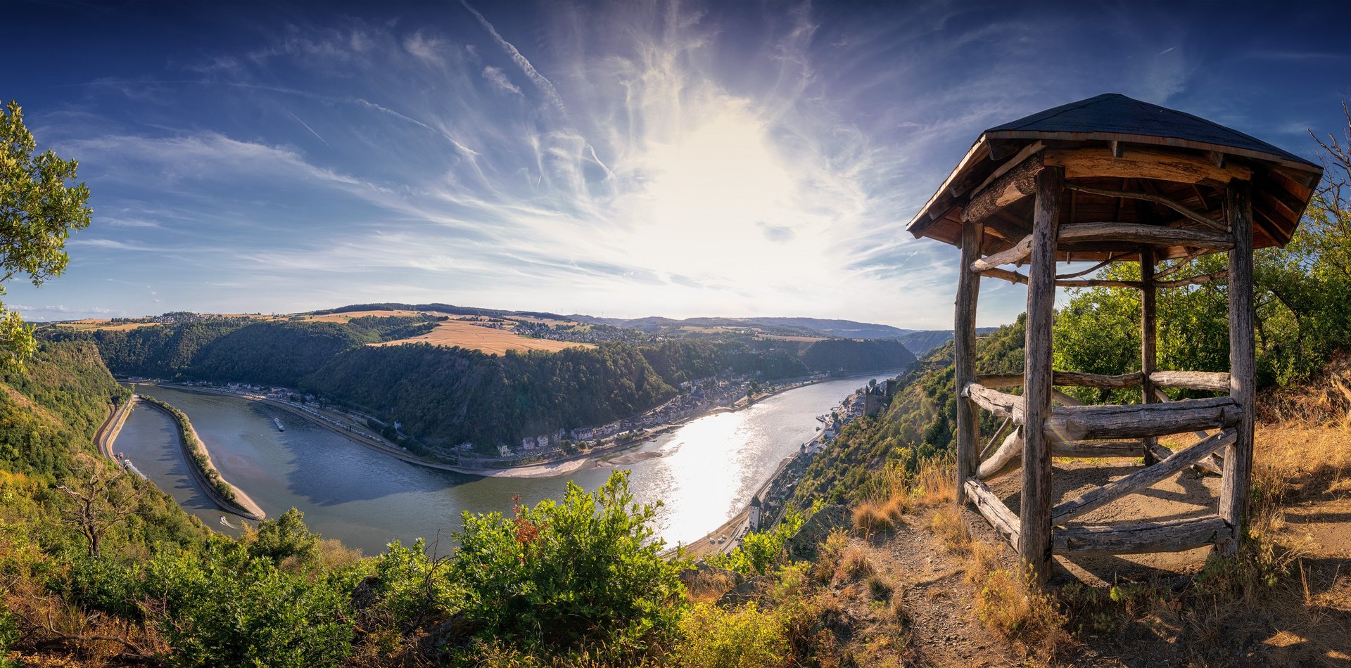 Aussicht ins Mittelrheintal