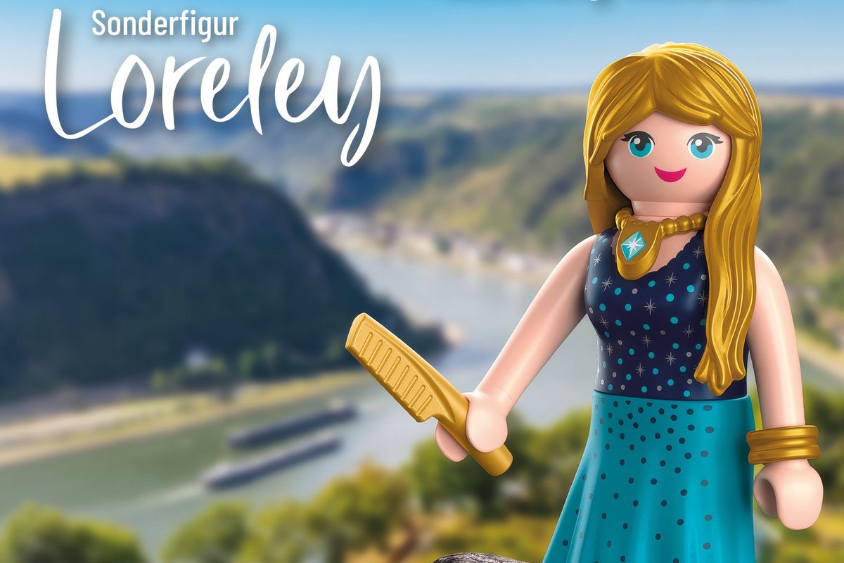 Playmobil Loreley auf dem Felsen