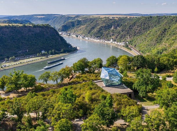 Kultur- und Landschaftspark Loreley mit Ausblick ins Rheintal