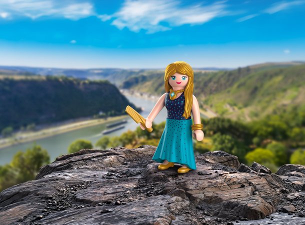 Playmobil Loreley auf dem Felsen