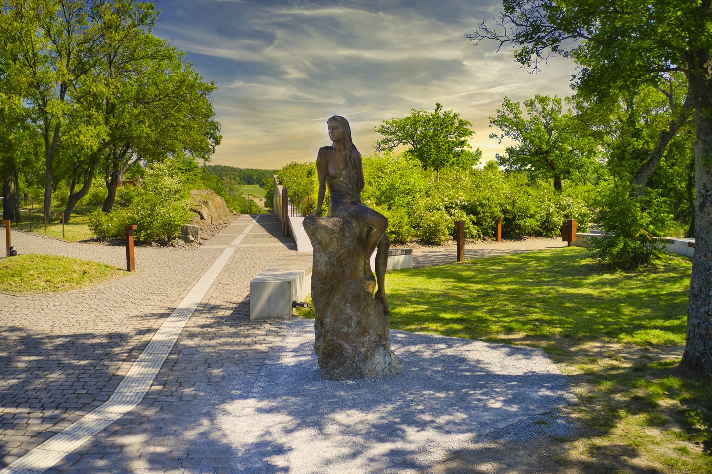 Loreley Statue im Kultur und Landschaftspark Loreley