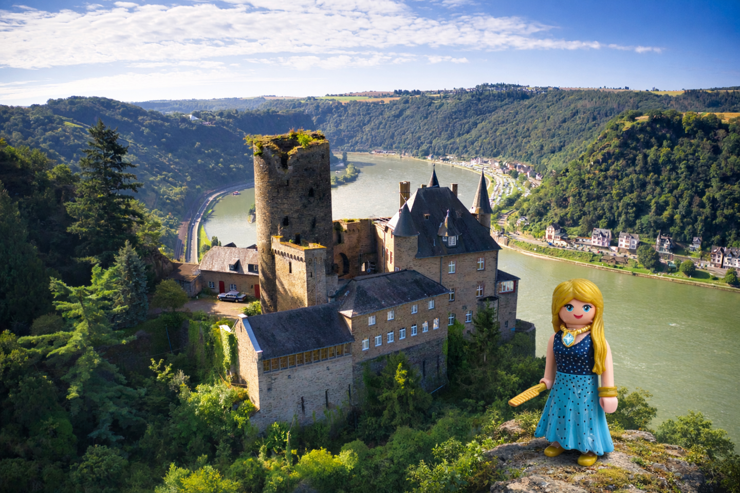 Burg Katz oberhalb von St. Goarshausen