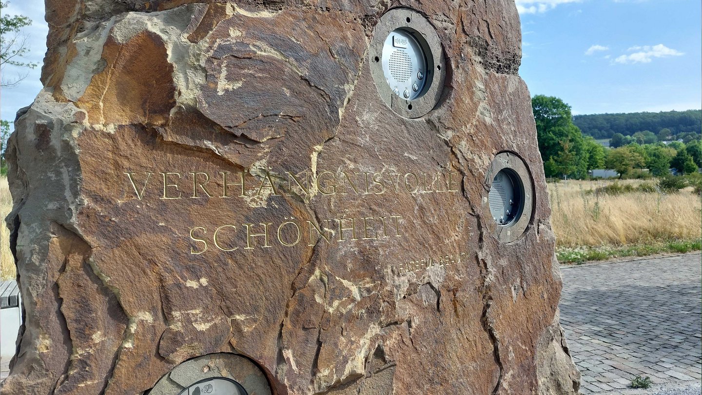 Detailbild des Hörfelsens auf dem Loreleyplateau