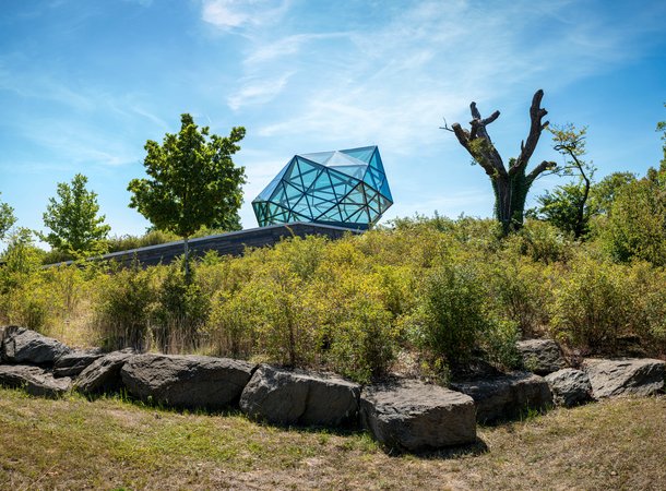 Gläserner Fels im Kultur- und Landschaftspark Loreley