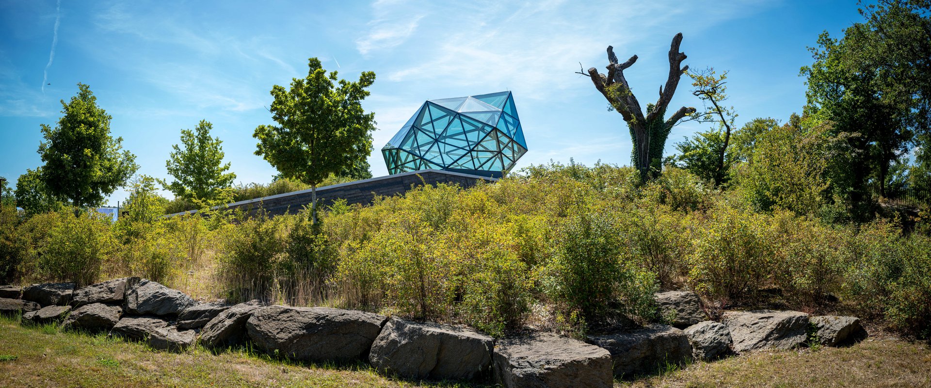 Gläserner Fels im Kultur- und Landschaftspark Loreley