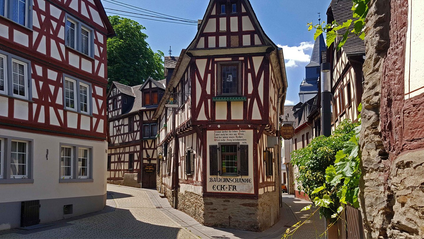 Fachwerkhäuser in Braubach