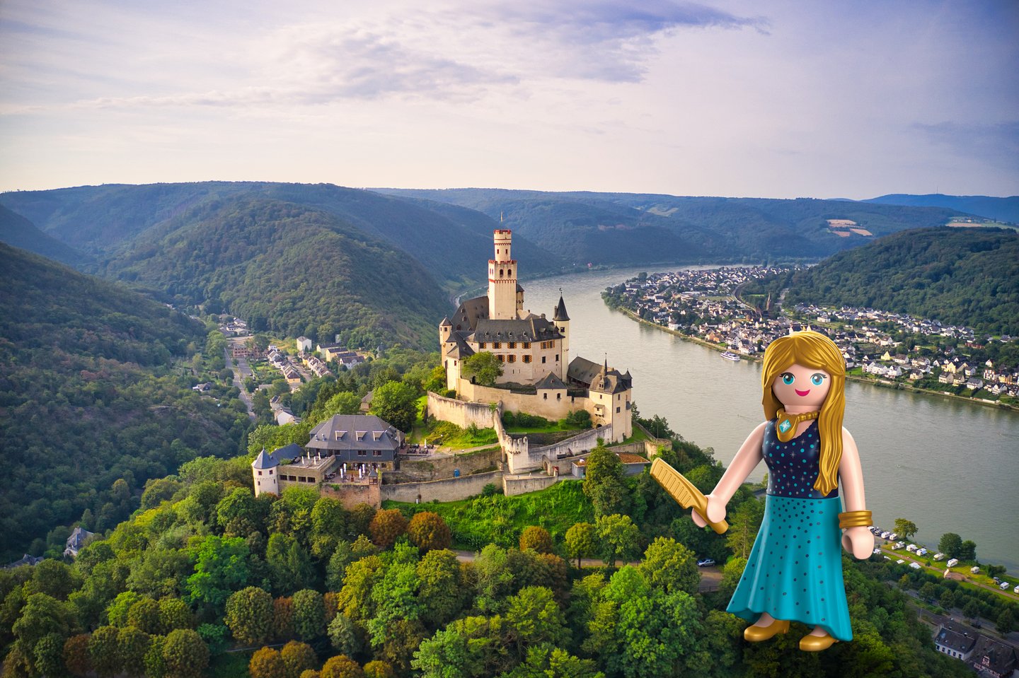 Playmobil Loreley und Marksburg in Braubach
